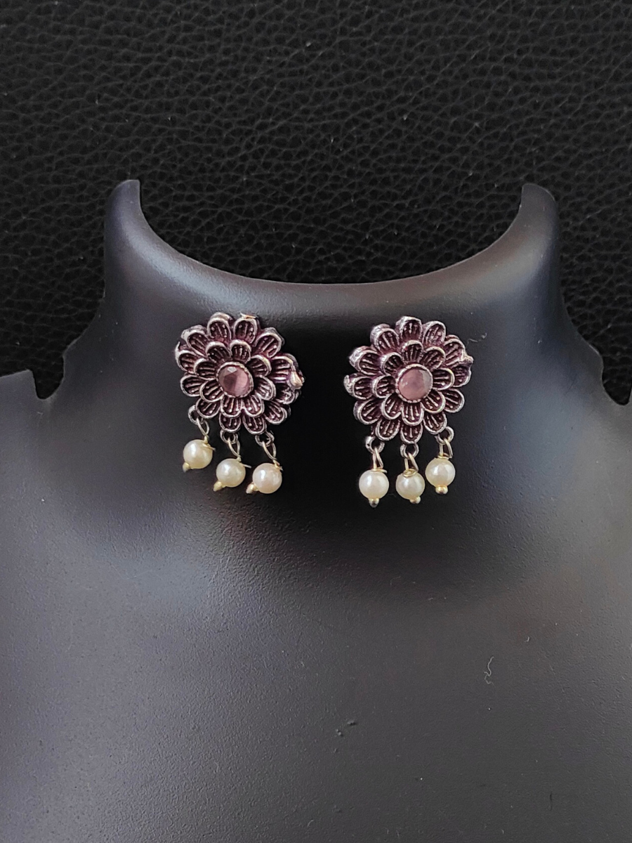 Brilliant Square big earrings silver light pink – COEUR DE LION (Europe)